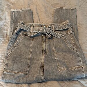 Veronica Beard Logan slim straight extra high rise jeans